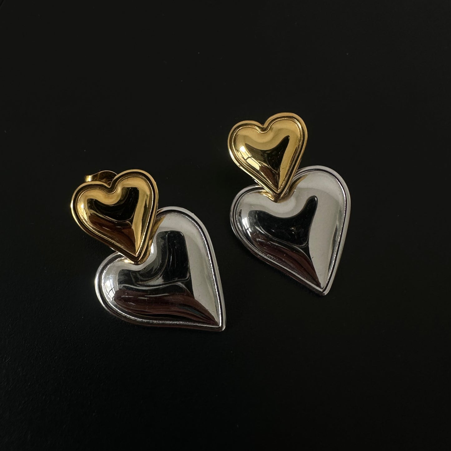 Corazón Bitono Earrings