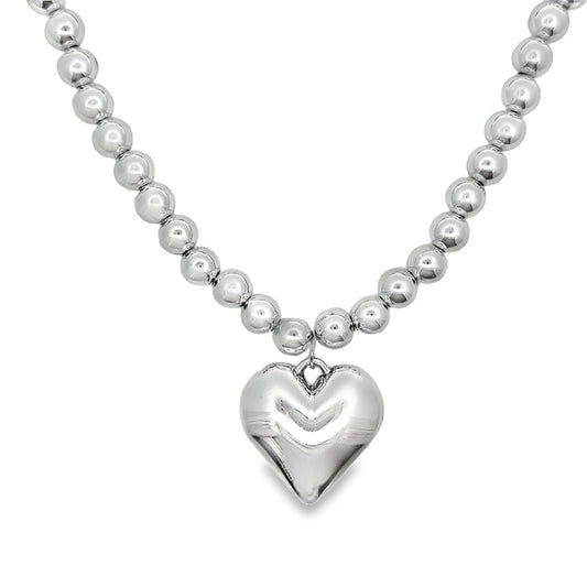 Silver Heart Necklace