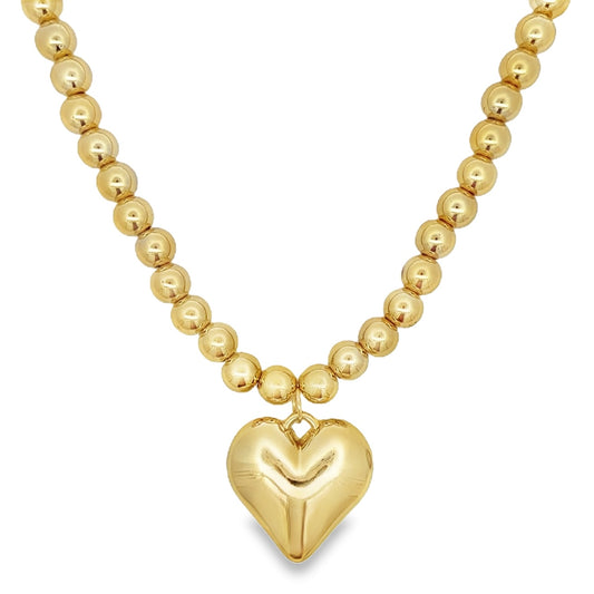 Golden Heart Necklace