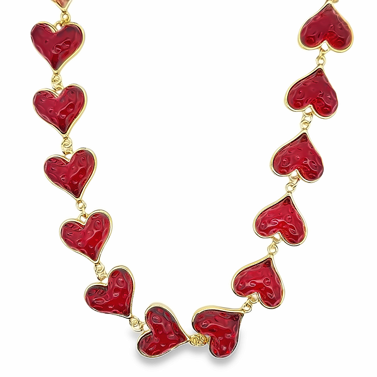 Strawberry Hearts Necklace