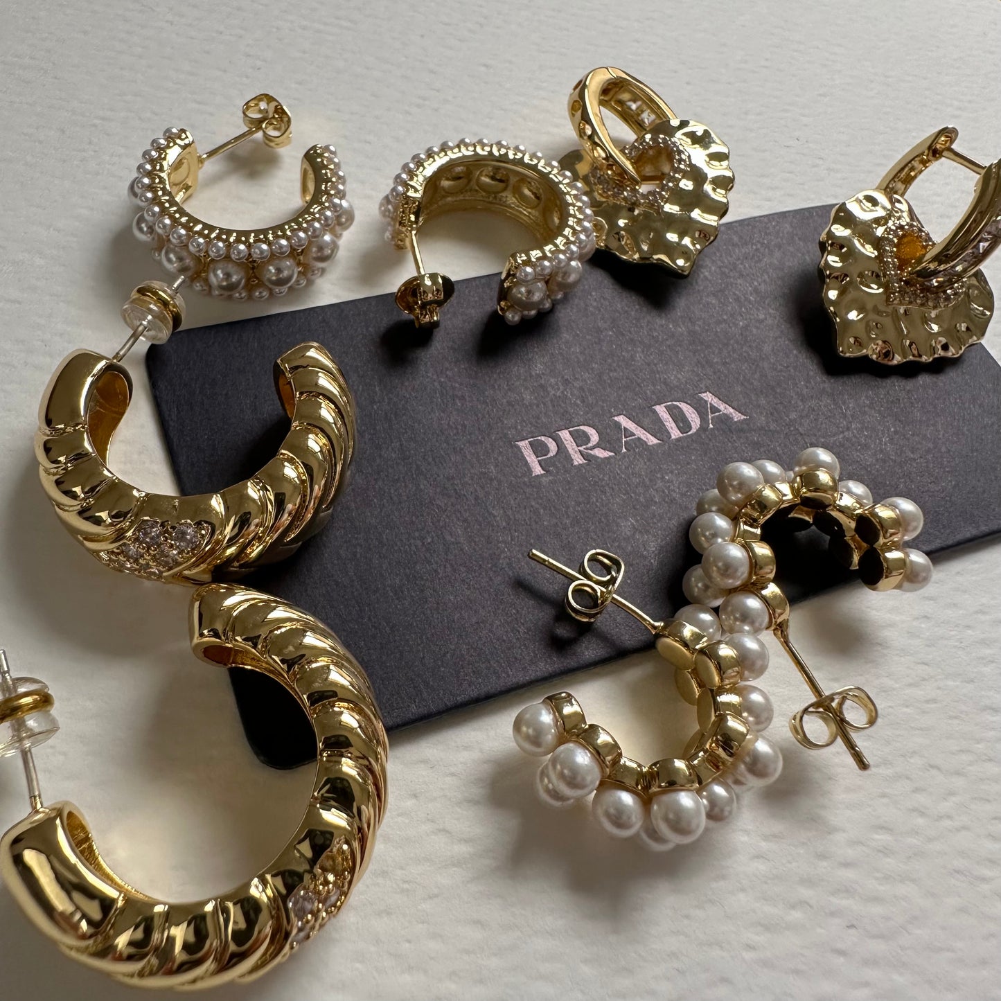 Pearl Hoops